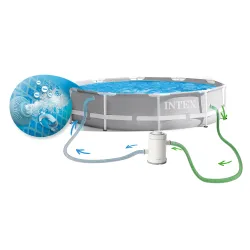 Piscina ideale per il giardino 305 x 76 cm per divertimento estivo