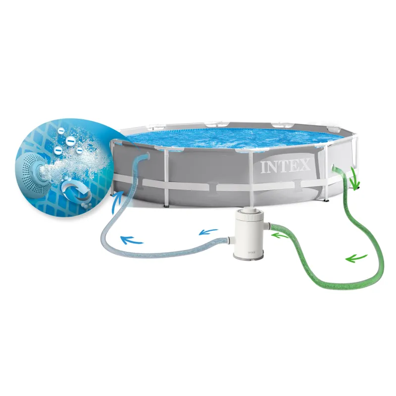 Piscina ideale per il giardino 305 x 76 cm per divertimento estivo