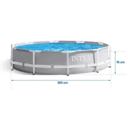 Piscina da giardino 305 x 76 cm ideale per le giornate estive in famiglia