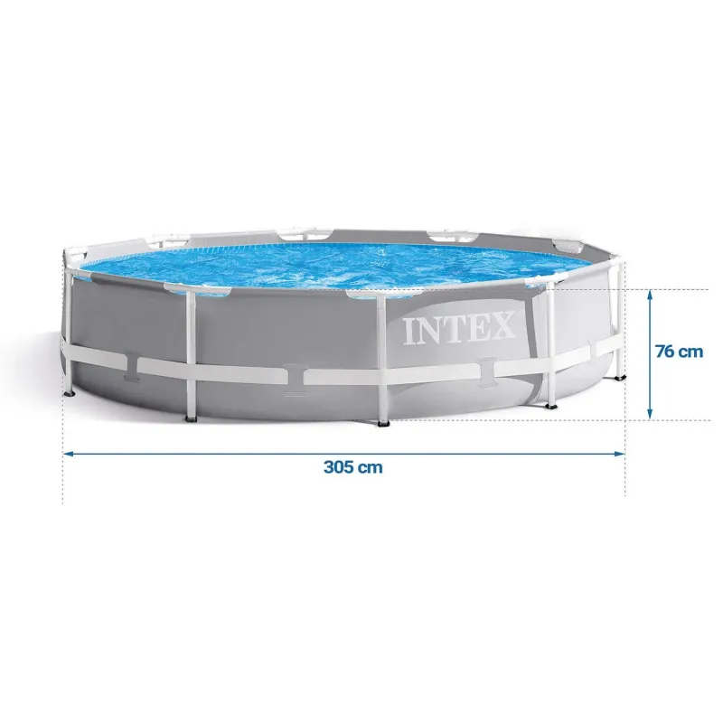 Piscina da giardino 305 x 76 cm ideale per le giornate estive in famiglia