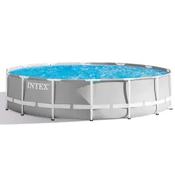 Piscina da giardino a telaio 427x107 in materiale resistente alle intemperie