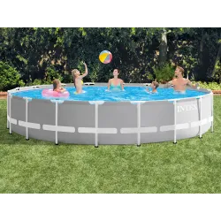 Piscina da giardino elegante 549 x 122 cm per il divertimento estivo