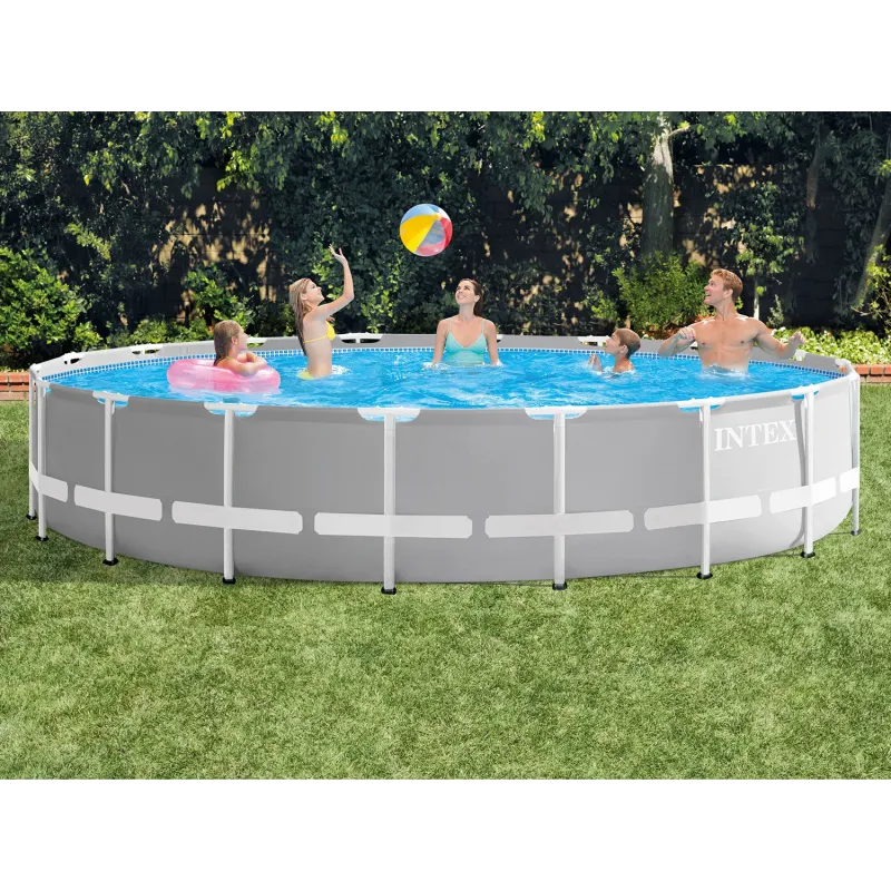 Piscina da giardino elegante 549 x 122 cm per il divertimento estivo