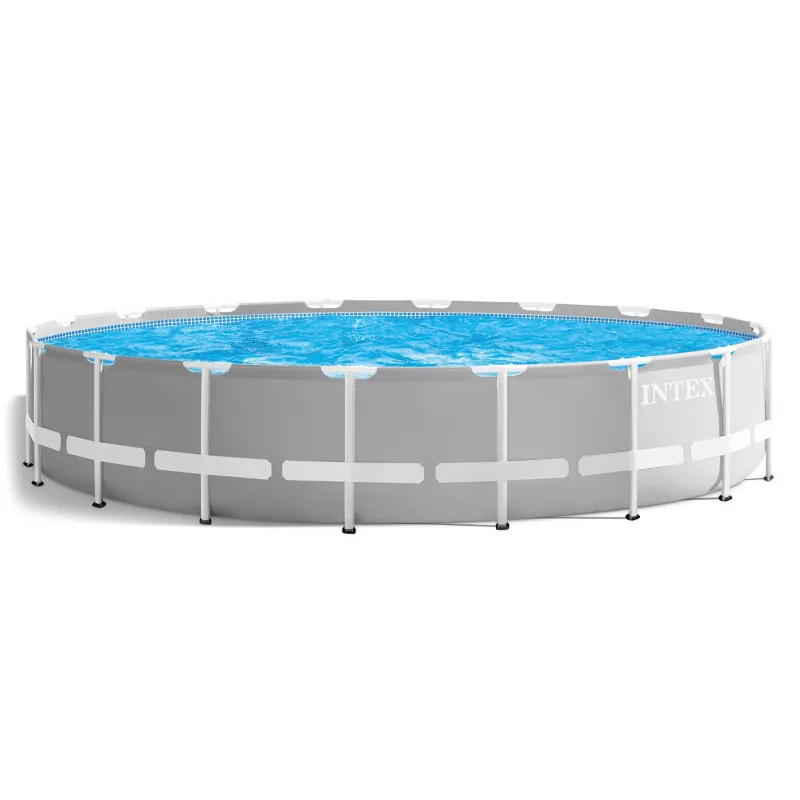 Piscina da giardino 549 x 122 cm realizzata in acciaio resistente