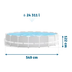 Piscina da giardino ideale per le giornate estive in famiglia