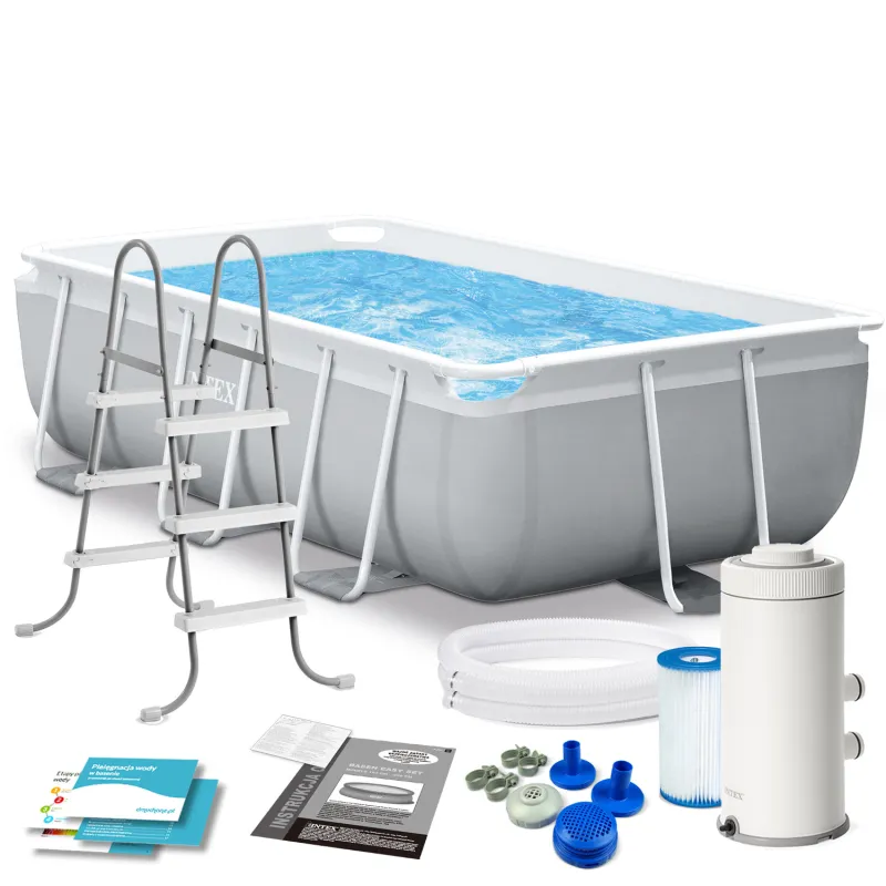 INTEX 26784 Piscina a Telaio 300 x 175 x 80 cm Set 10in1