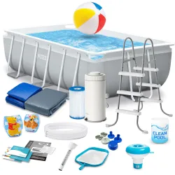 INTEX 26784 Piscina a Telaio 300 x 175 x 80 cm Set 18in1