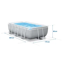 Basen a Telaio blu 300 x 175 x 80 cm INTEX 26784