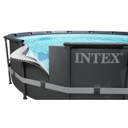 Piscina da giardino 610 x 122 cm, materiale resistente e facile da montare