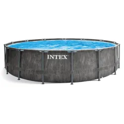 Piscina da giardino 457 x 122 cm realizzata con materiali resistenti INTEX 26742