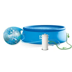Piscina gonfiabile ideale per bambini, offre gioia e divertimento in giardino