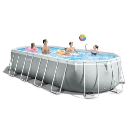 Perfetta piscina da giardino per l'estate, facile da montare e smontare