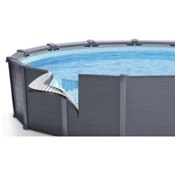 Piscina da giardino modulare 478 x 124 cm, aggiunta elegante per il tuo giardino