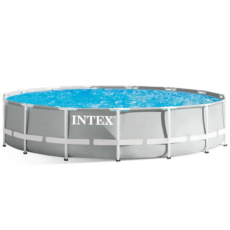 Piscina a telaio 457 x 107 cm perfetta per il relax in giardino