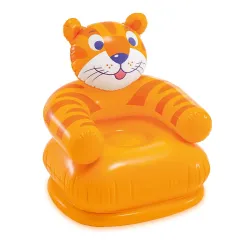 Poltrona gonfiabile per bambini Animali Allegri 65 x 64 cm, comoda, poltrona da gioco
