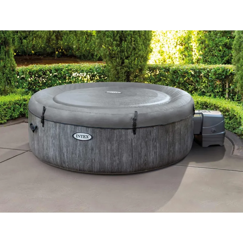 SPA gonfiabile con idromassaggio in stile elegante, perfetto per l'esterno