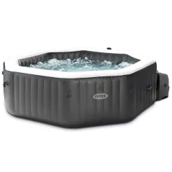 SPA gonfiabile con idromassaggio, perfetto per incontri estivi in giardino