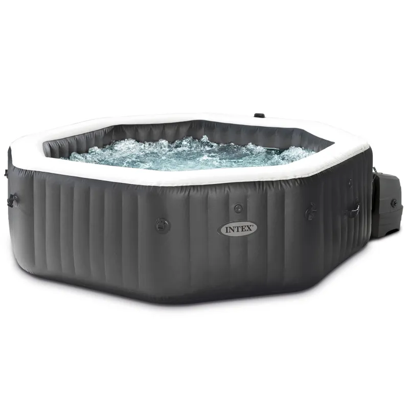 SPA gonfiabile con idromassaggio, perfetto per incontri estivi in giardino