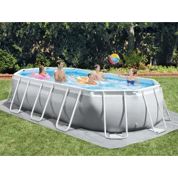 Piscina da giardino 503 x 274 x 122 cm in materiale resistente per esterni