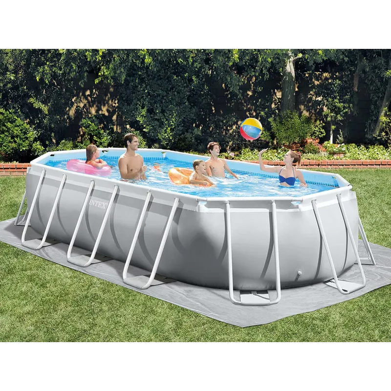 Piscina da giardino 503 x 274 x 122 cm in materiale resistente per esterni