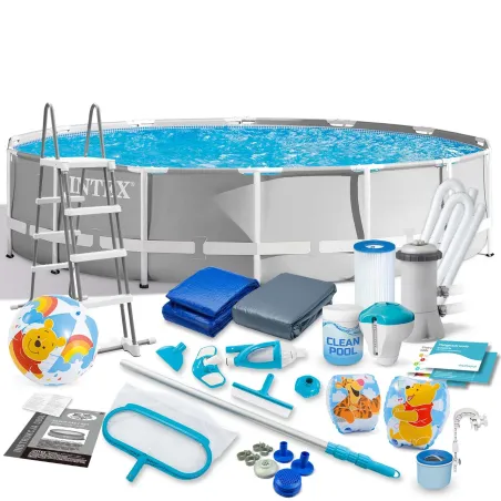 Piscina da giardino 457 x 122 cm, perfetta per il divertimento all'aperto, INTEX 26726