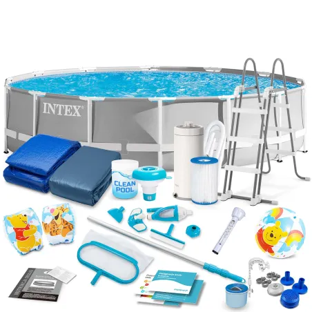 Piscina da giardino con struttura 427 x 107 x 107 cm Set 21in1 INTEX 26720
