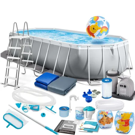 Piscina con telaio 610 x 305 x 122 cm, set 21in1 INTEX 26798 per il giardino