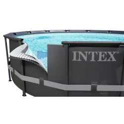 Piscina da giardino resistente con struttura 732 x 132 cm, realizzata in materiali durevoli