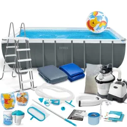 Piscina con struttura 549 x 274 x 132 cm 21in1 INTEX 26356
