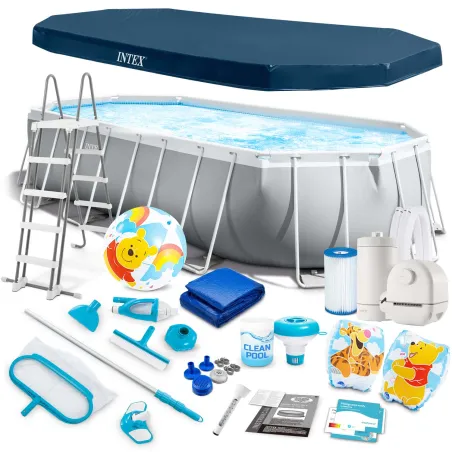 Piscina rettangolare 503x274x122cm, perfetta per il relax estivo
