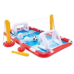 Centro Giochi Arena Sportiva Gonfiabile Intex 57147 con scivolo d'acqua per bambini