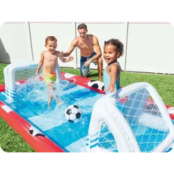 Colorato Centro Giochi Arena Sportiva Gonfiabile Intex 57147 per bambini in giardino
