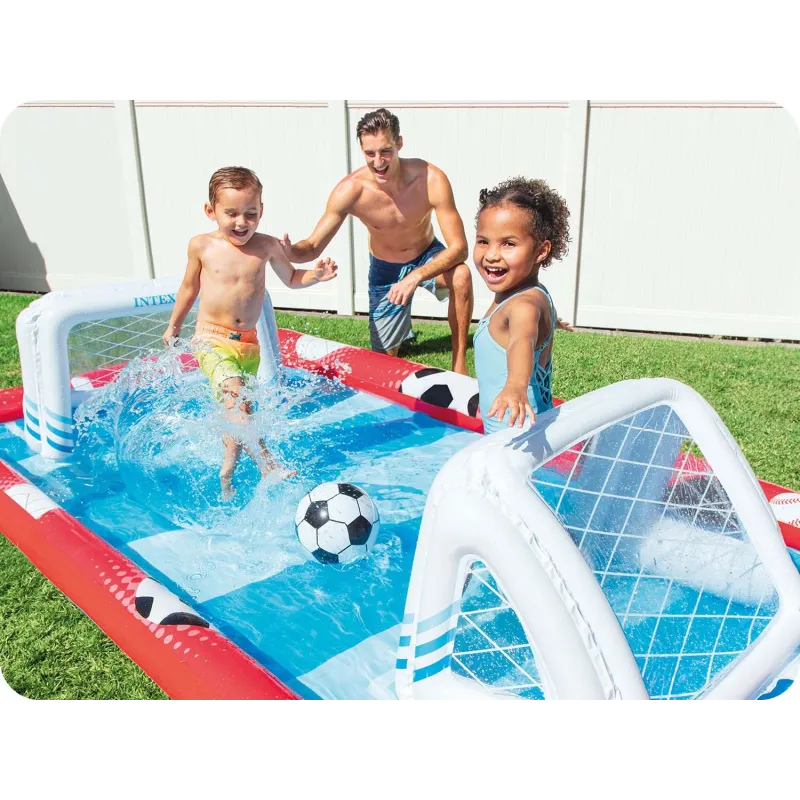 Colorato Centro Giochi Arena Sportiva Gonfiabile Intex 57147 per bambini in giardino