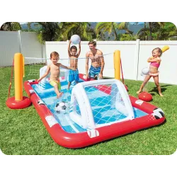 Ideale per il gioco all'aperto Centro Giochi Arena Sportiva Gonfiabile Intex 57147 per bambini