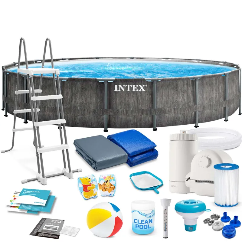 Piscina da giardino con struttura 549 x 122 cm, design robusto, piscina fuori terra
