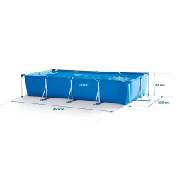 Piscina con Struttura Metallica 450x220x84 cm 16 in 1 Intex 28274 per famiglie