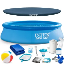 Piscina gonfiabile da giardino 244 x 61 cm 18in1 INTEX 28108