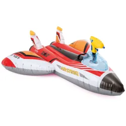 Aereo gonfiabile elegante di colore rosso per divertimento in piscina