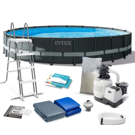 Piscina da Giardino a Telaio 610 x 122 cm 12-in-1 INTEX 26334