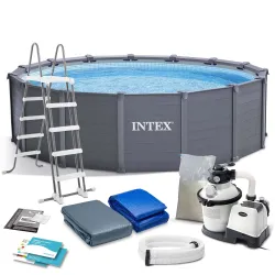 Piscina Gonfiabile da Giardino 478 x 124 cm 12in1 INTEX 26384