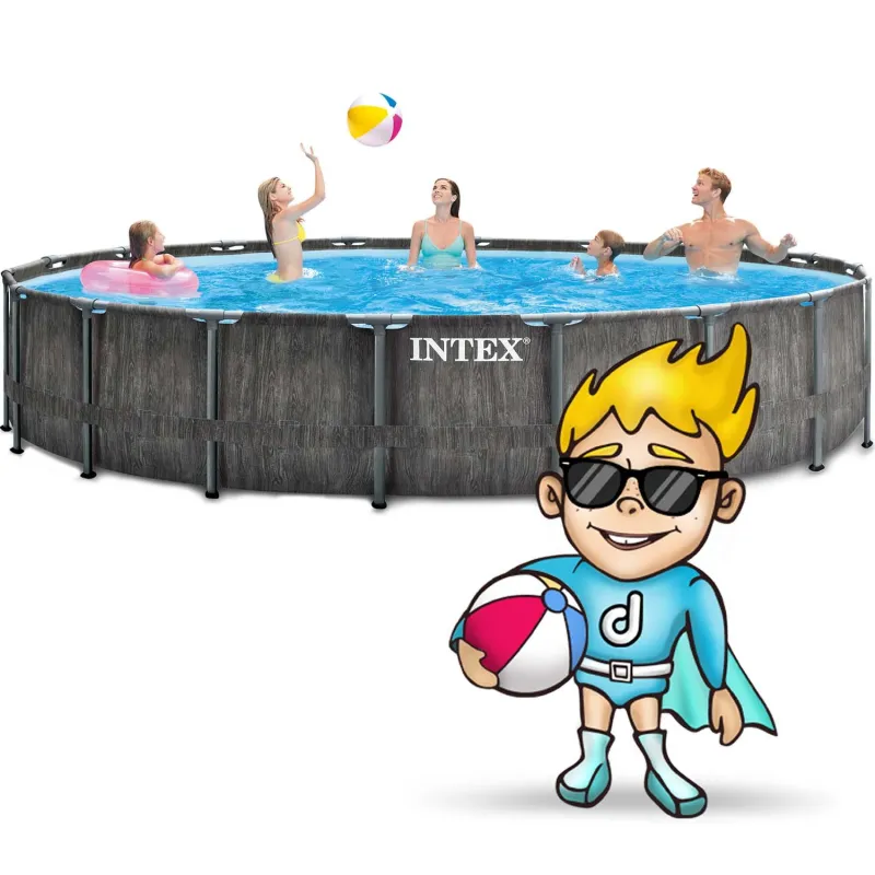 Grande piscina da giardino 549 x 122 cm, ideale per divertimento estivo