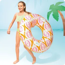 Anello gonfiabile 114 cm, elegante, ottimo per la spiaggia o la piscina