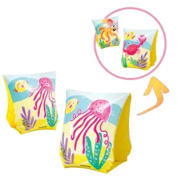 Rappresentazione colorata di braccioli da nuoto per bambini