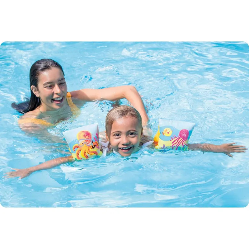 Braccioli da nuoto, ottimi per l'apprendimento in giardino o in piscina