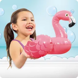 Giocattolo da bagno gonfiabile fenicottero, perfetto per il gioco in acqua e il divertimento