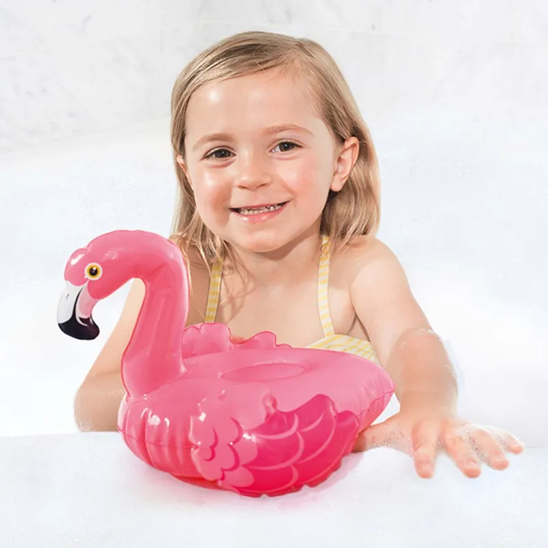 Flamingo gonfiabile per il bagno, perfetto per il divertimento nella vasca o in piscina