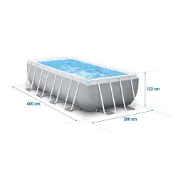 Scelta perfetta per feste estive in giardino, piscina con telaio 18-in-1 per divertimento