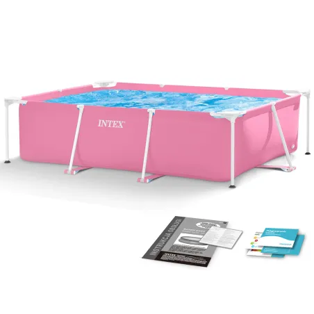 INTEX 28266 Piscina da Giardino con Struttura 220 x 150 x 60 cm resistente