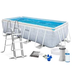 Piscina da giardino 400 x 200 x 100 cm, perfetta per il relax estivo all'aperto