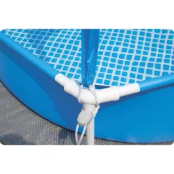 Piscina per bambini con tenda, ideale per il gioco in giardino